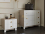 Тумба прикроватная Ланзетти жемчуг