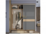 Шкаф-купе Крафт 10 Крафт/графит