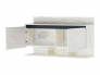 Антресоль 1200 Гретта дуб крафт белый/антрацит