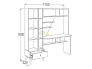 Стол с надстройкой Омега 3