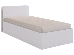 Кровать с основанием Юниор белое дерево