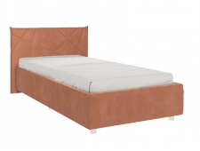 Кровать Квест 900 велюр персик