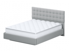 Кровать двойная №2 универсальная 1400 Квадро Серый