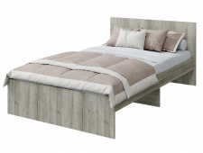 Кровать Мона 1200 дуб серый
